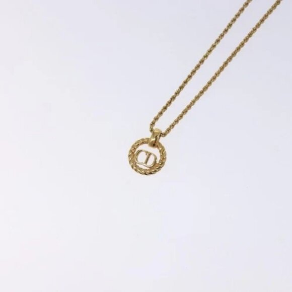 Christian Dior Necklace metal Gold Auth 134260 - Picture 13 of 13